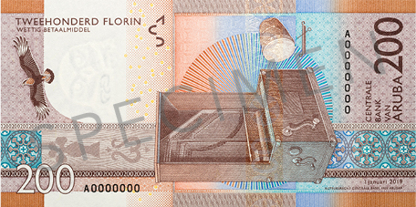aruba 200 florin bill reverse
